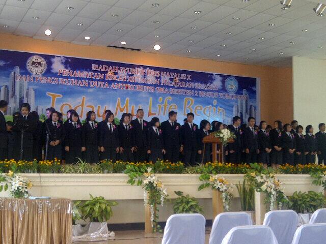 Dies Natalis ke-X dan Penamatan Siswa Smaker 2 Binsus Tomohon